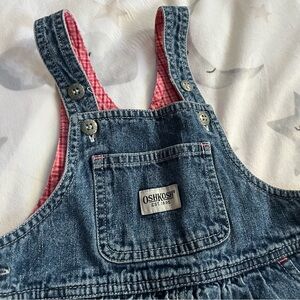 Vintage OshKosh Denim Overalls - 18 Months
Pink Gingham Interior